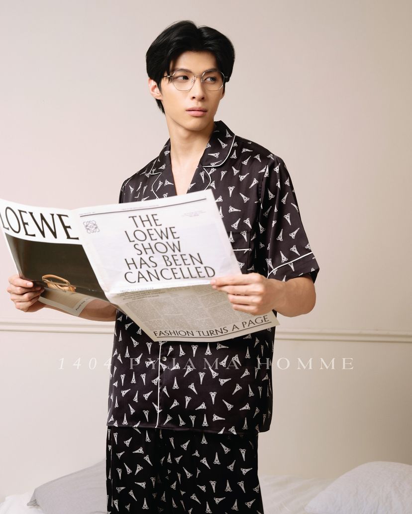 Tour Eiffel Print Pajamas