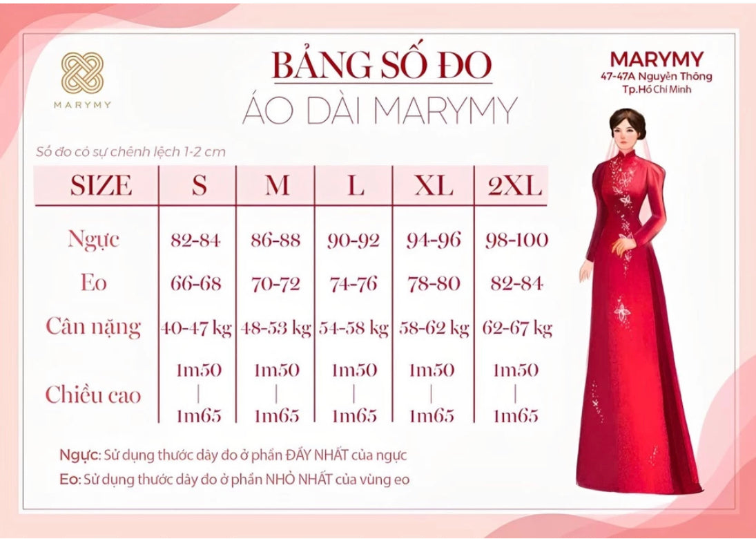 Set Áo Dài Gam Hồng