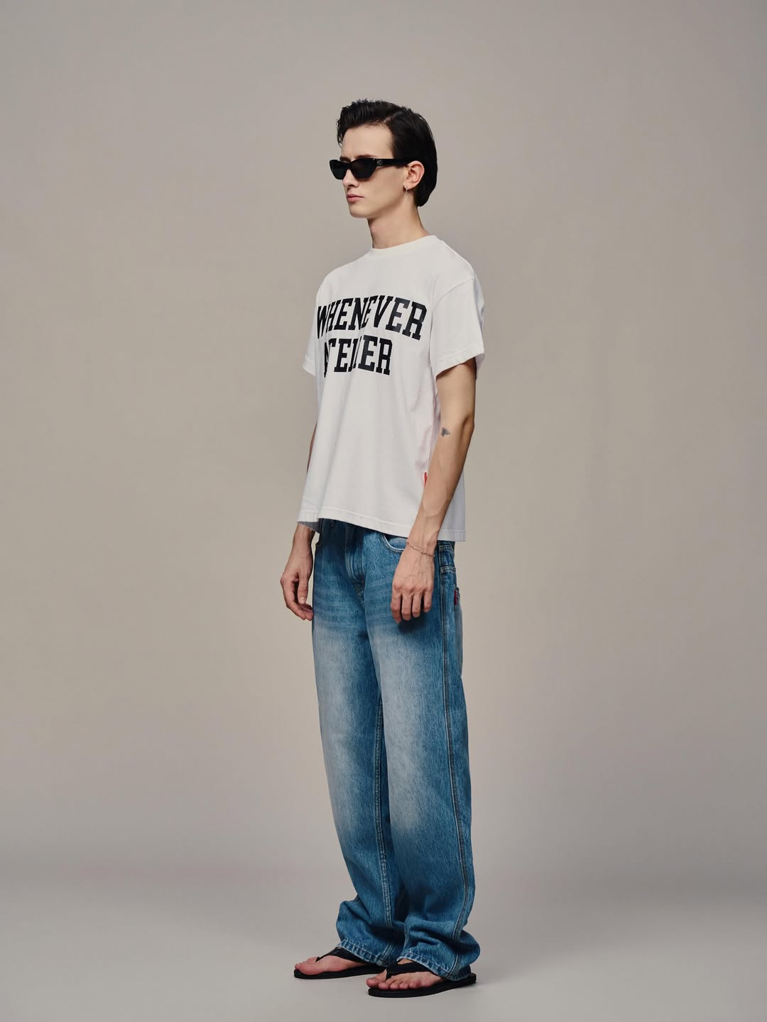 “WHENEVER” BASIC LOGO VER2 T-SHIRT