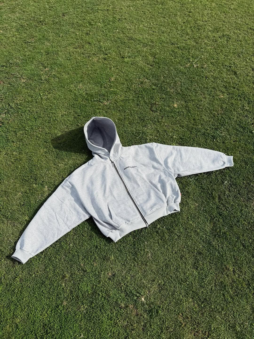 “WHENEVER” BASIC ZIP-UP HOODIE VER 2