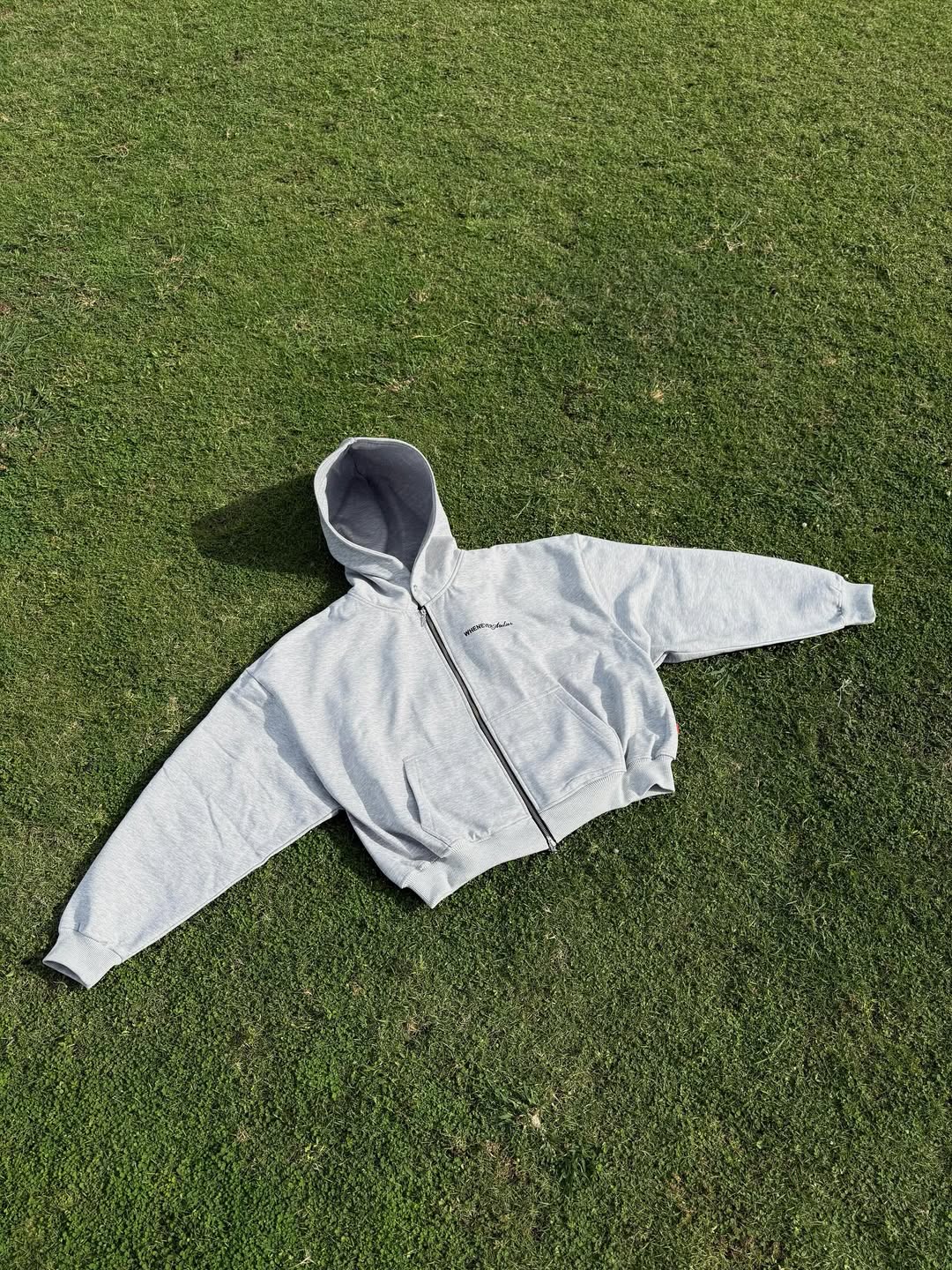 “WHENEVER” BASIC ZIP-UP HOODIE VER 2