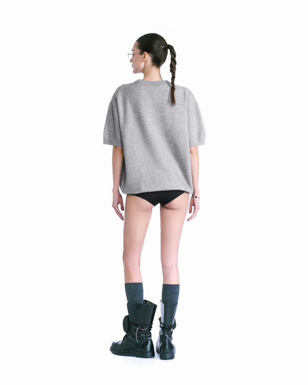 Hades Stamped Knitted Tee