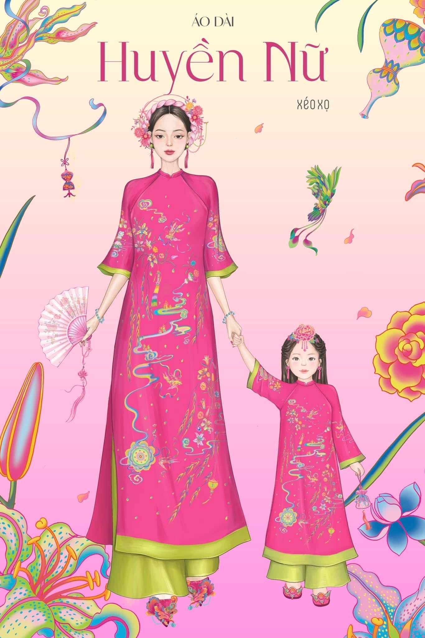 Set Áo Dài Huyền Nữ