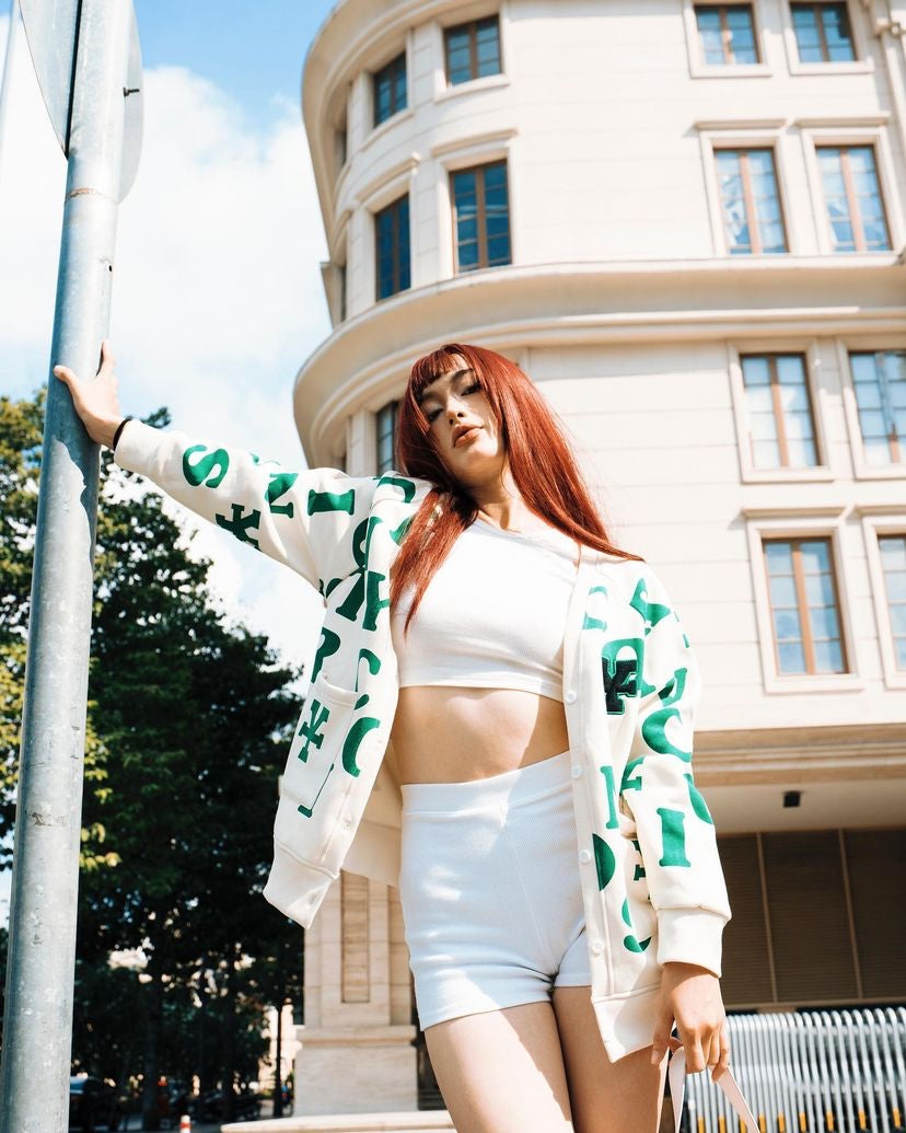 DirtyCoins Print Cardigan