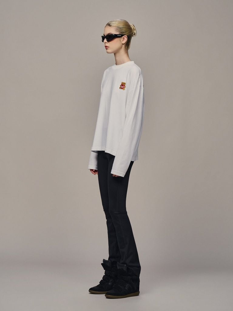 “WHENEVER” LITTLE BEAR LONG SLEEVES T-SHIRT