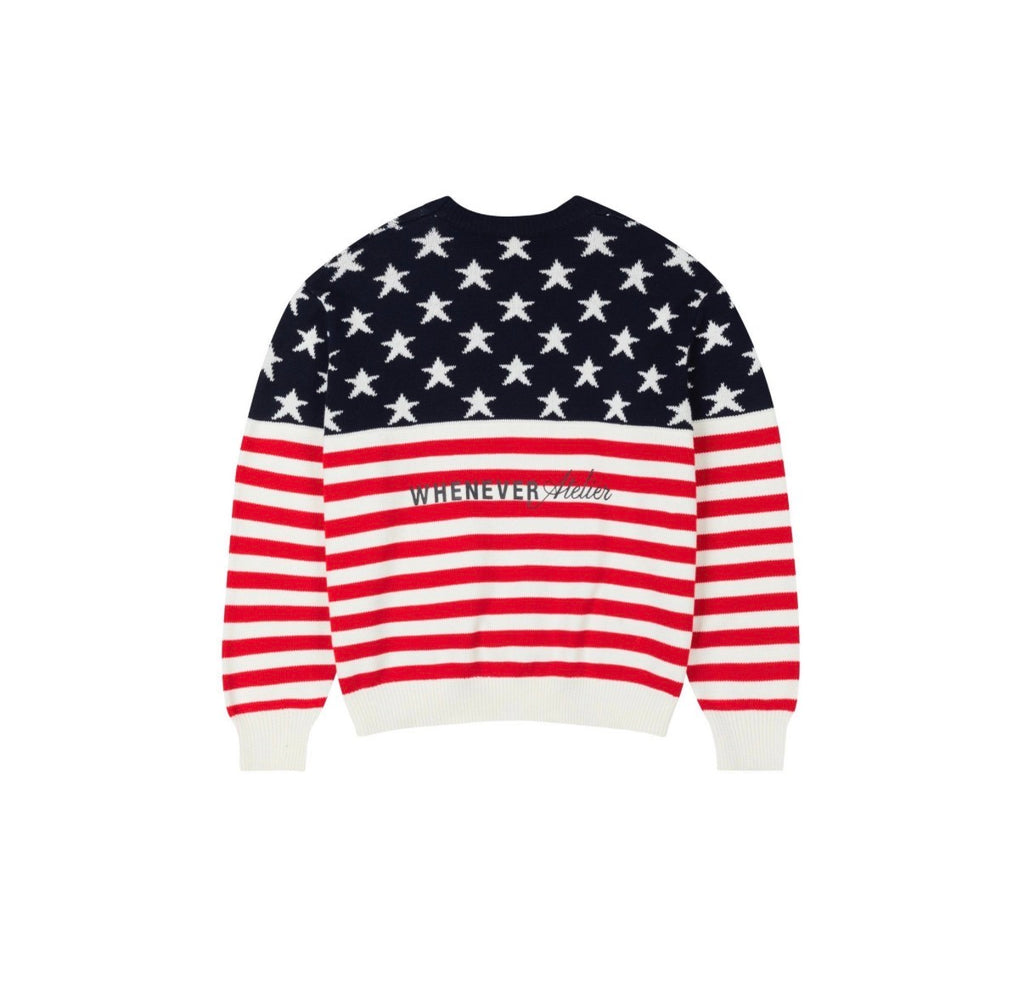 “WHENEVER” STAR BEAR SWEATER