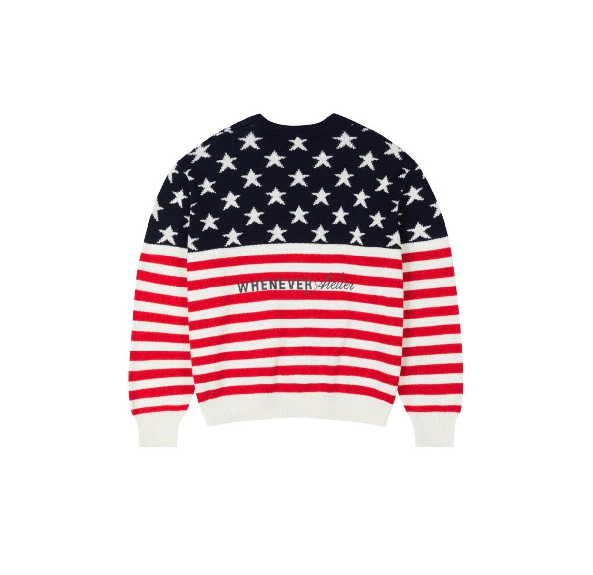 “WHENEVER” STAR BEAR SWEATER