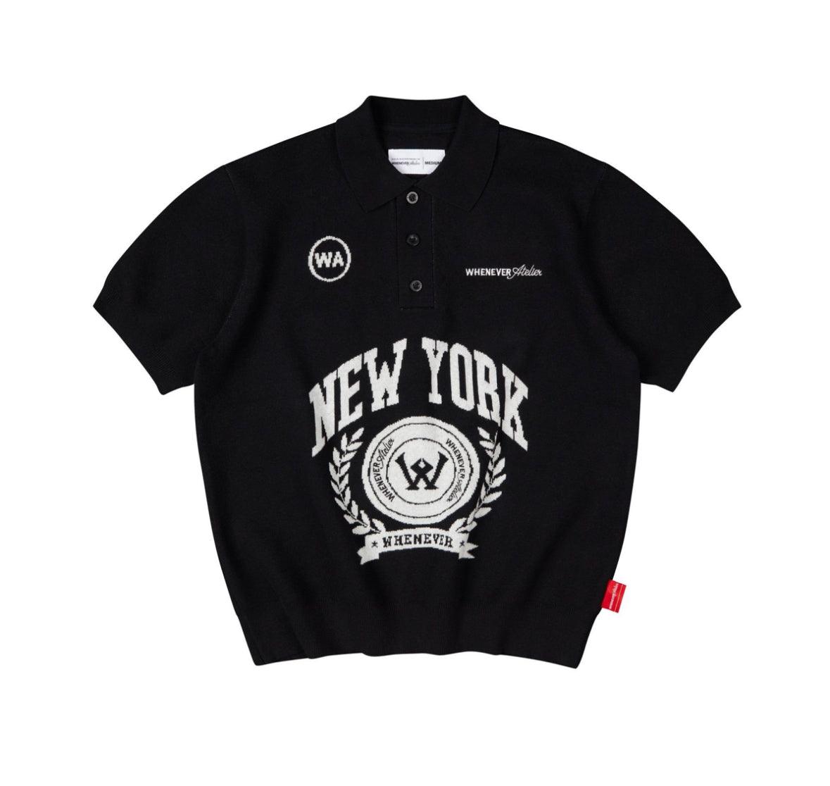 "Whenever" NY Knit Polo Shirt