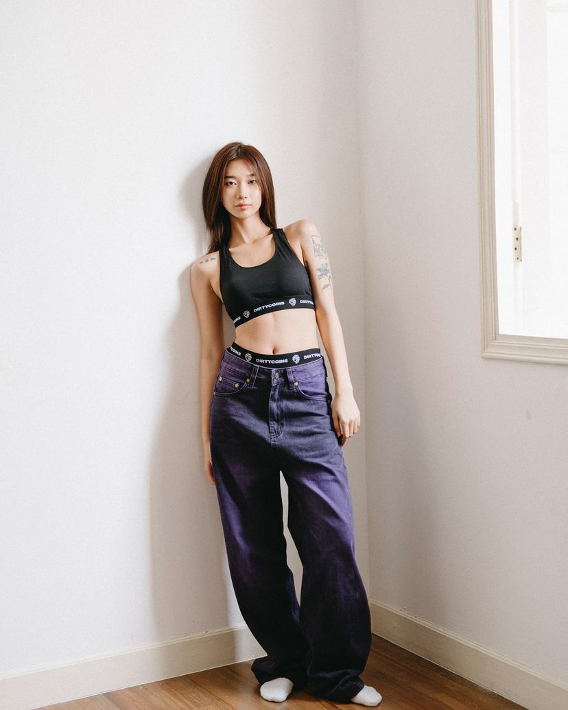 DirtyCoins Logo Sport Bra