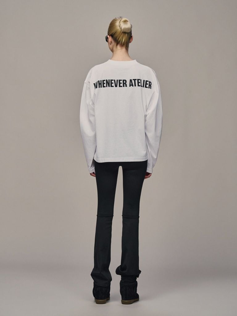 “WHENEVER” LITTLE BEAR LONG SLEEVES T-SHIRT