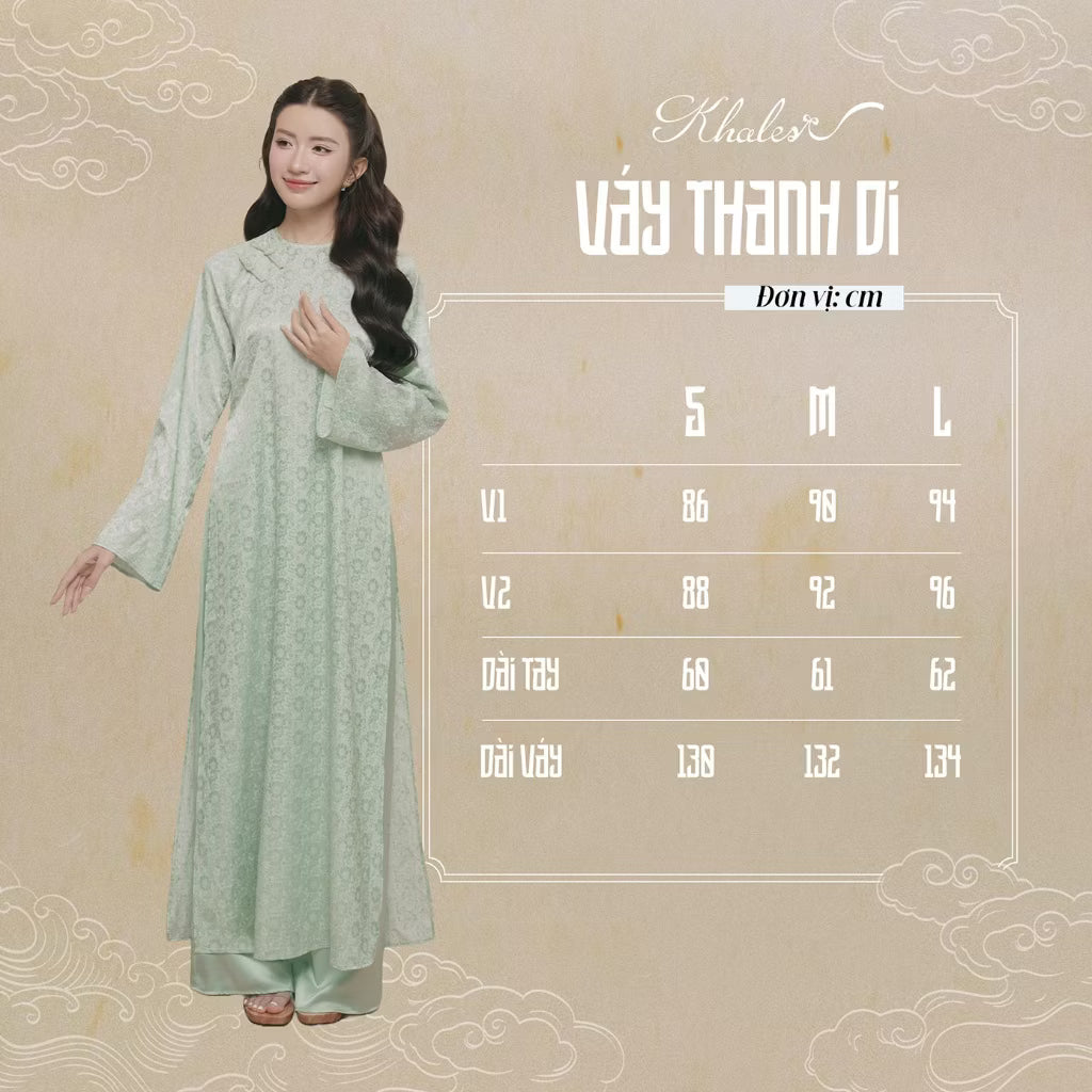 Set Áo Dài Thanh Di