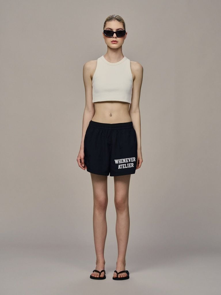 “WHENEVER” SS26 BASIC SHORTS