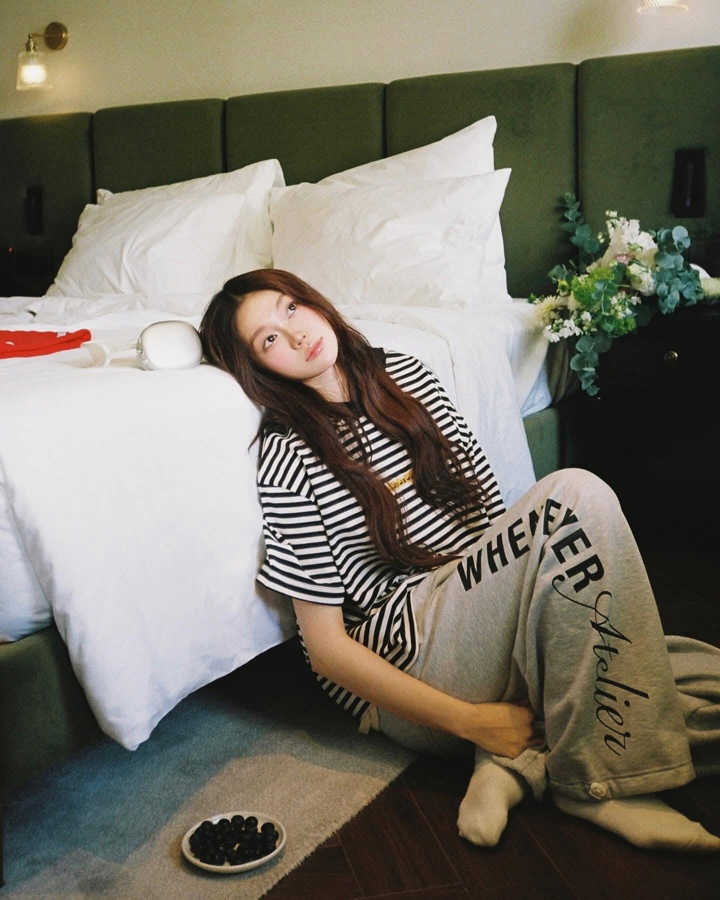 “WHENEVER” STRIPED T-SHIRT VER2