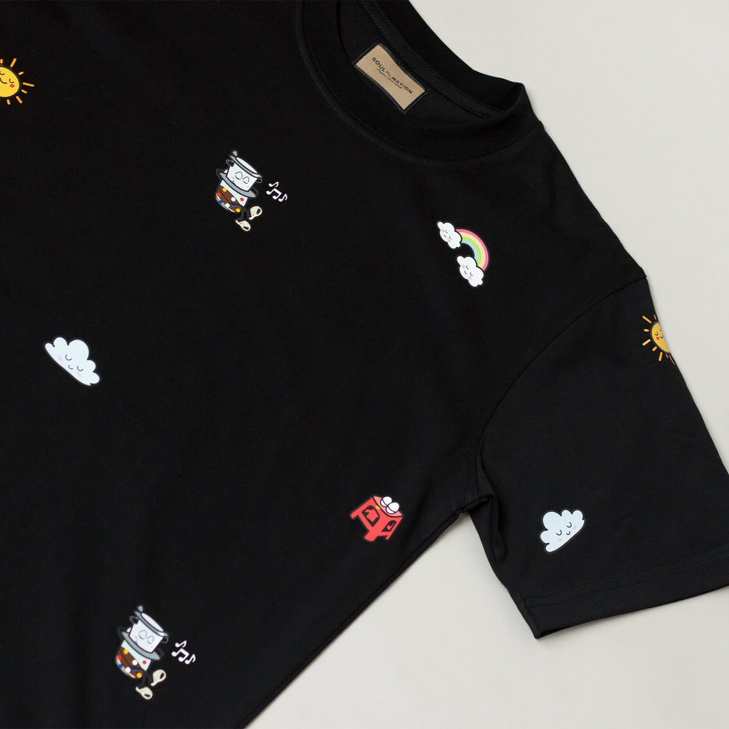 Unisex Lazy Pattern Tee