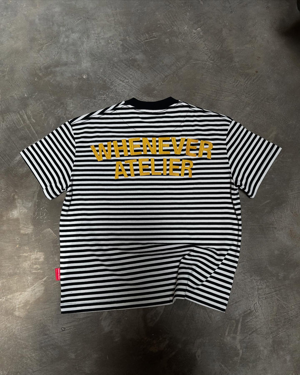 “WHENEVER” STRIPED T-SHIRT VER2