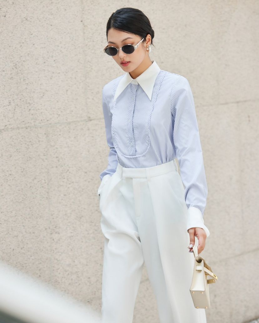 Blue Striped Shirt