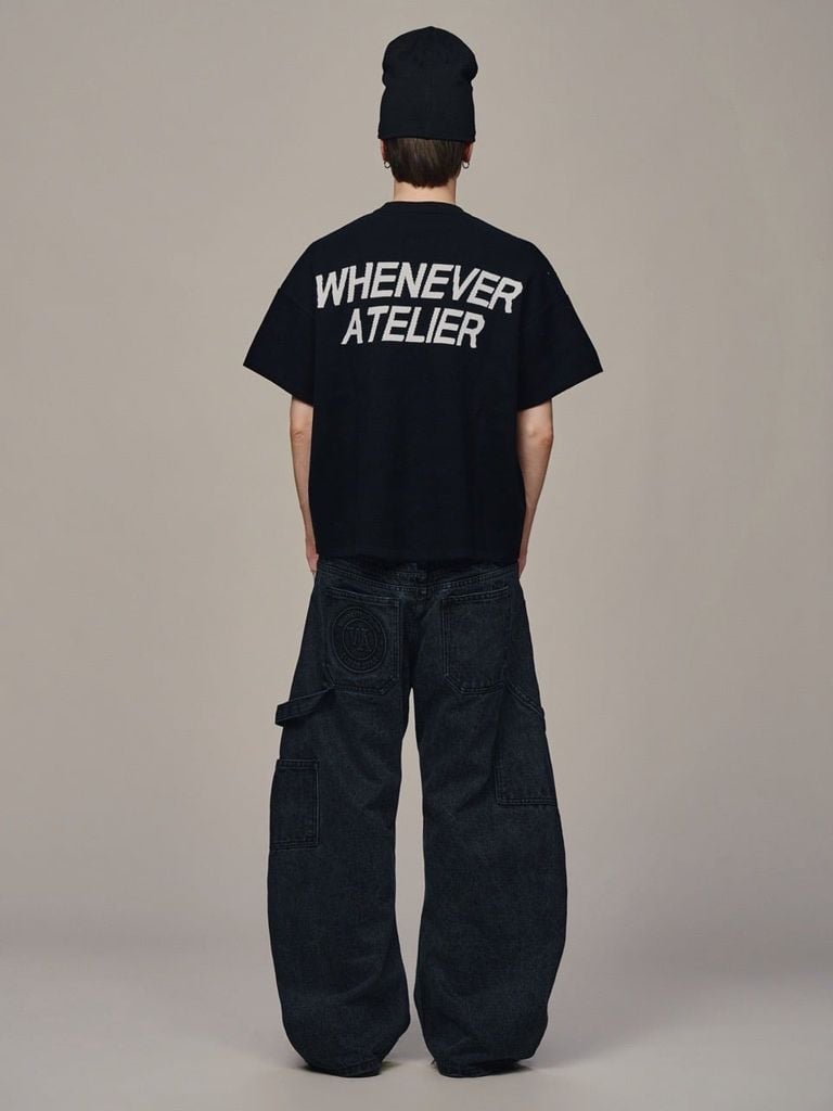 “ WHENEVER “ SIGNATURE KNIT T - SHIRT