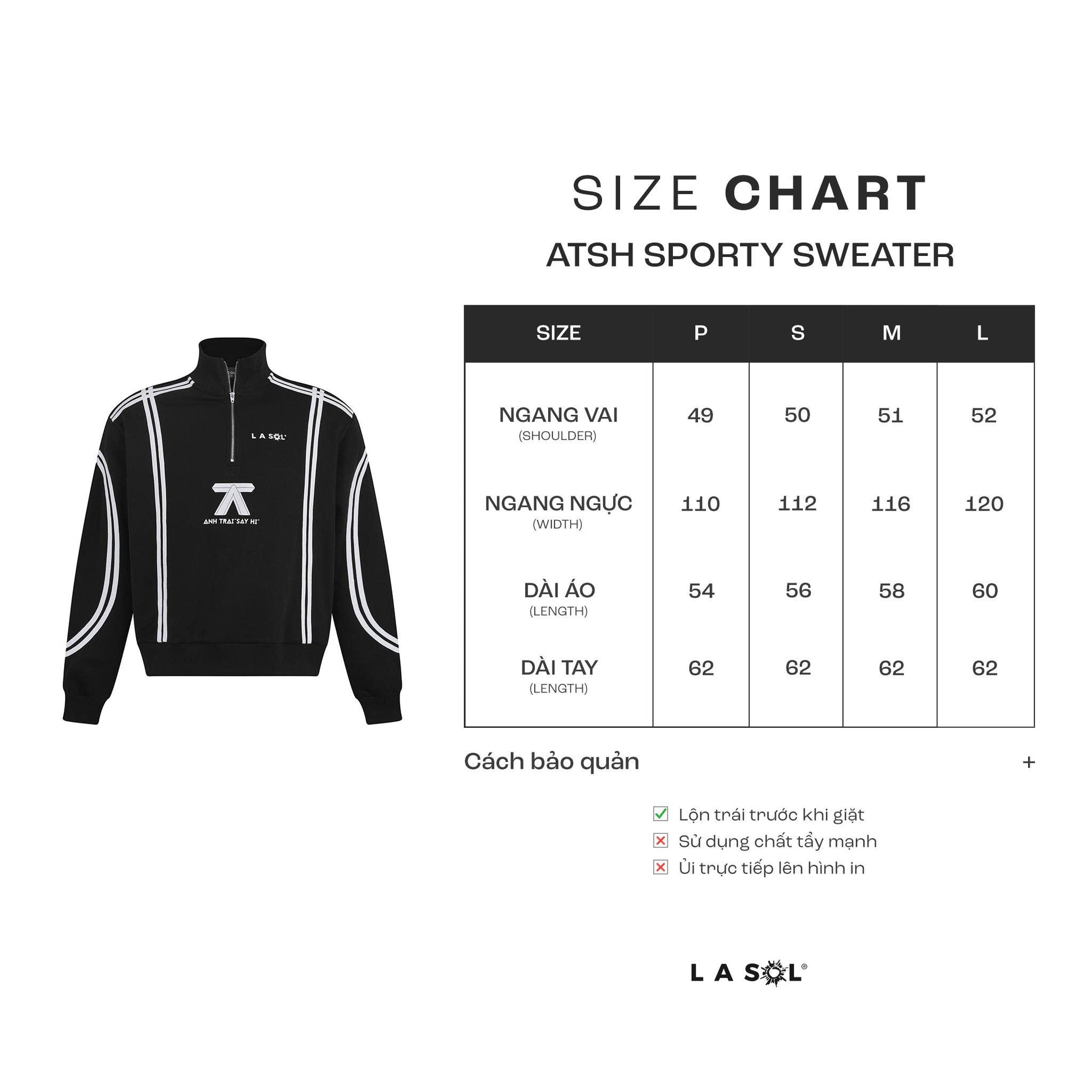 ATSH x LA SOL SPORTY SWEATER
