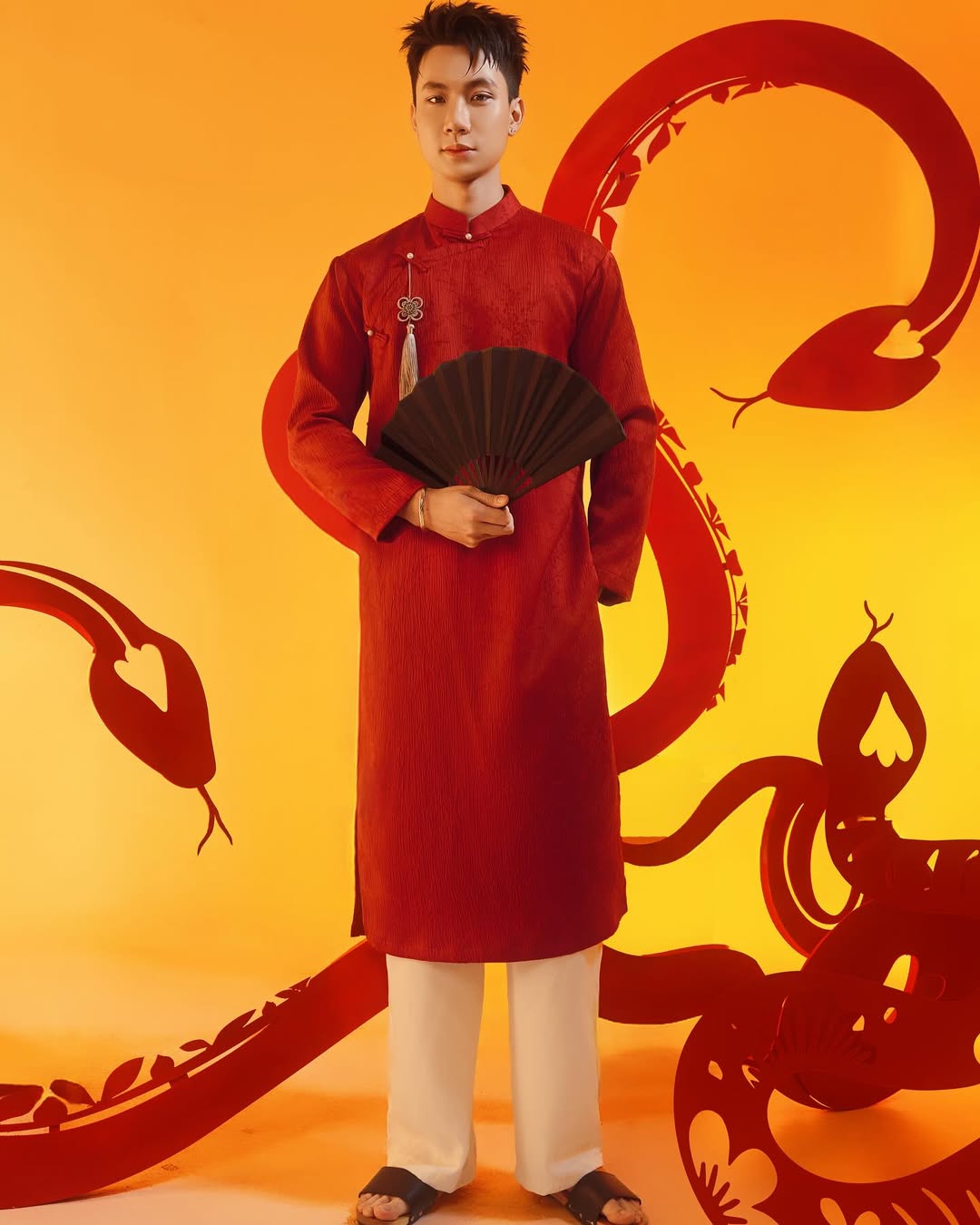 Áo Dài Tài Hồ (Pants & Pendant not Included)