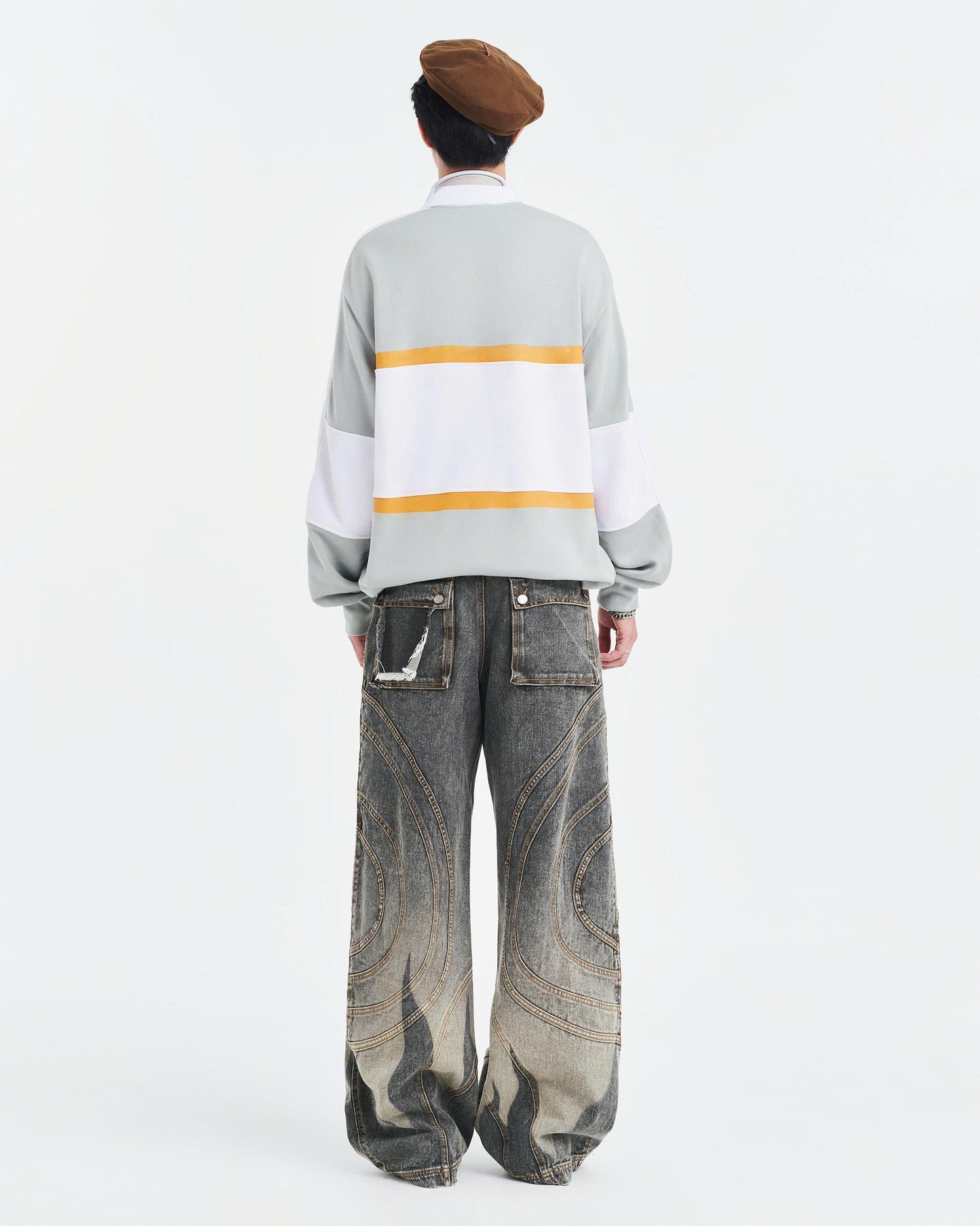 ATSH x LA SOL STRIPED SWEATER