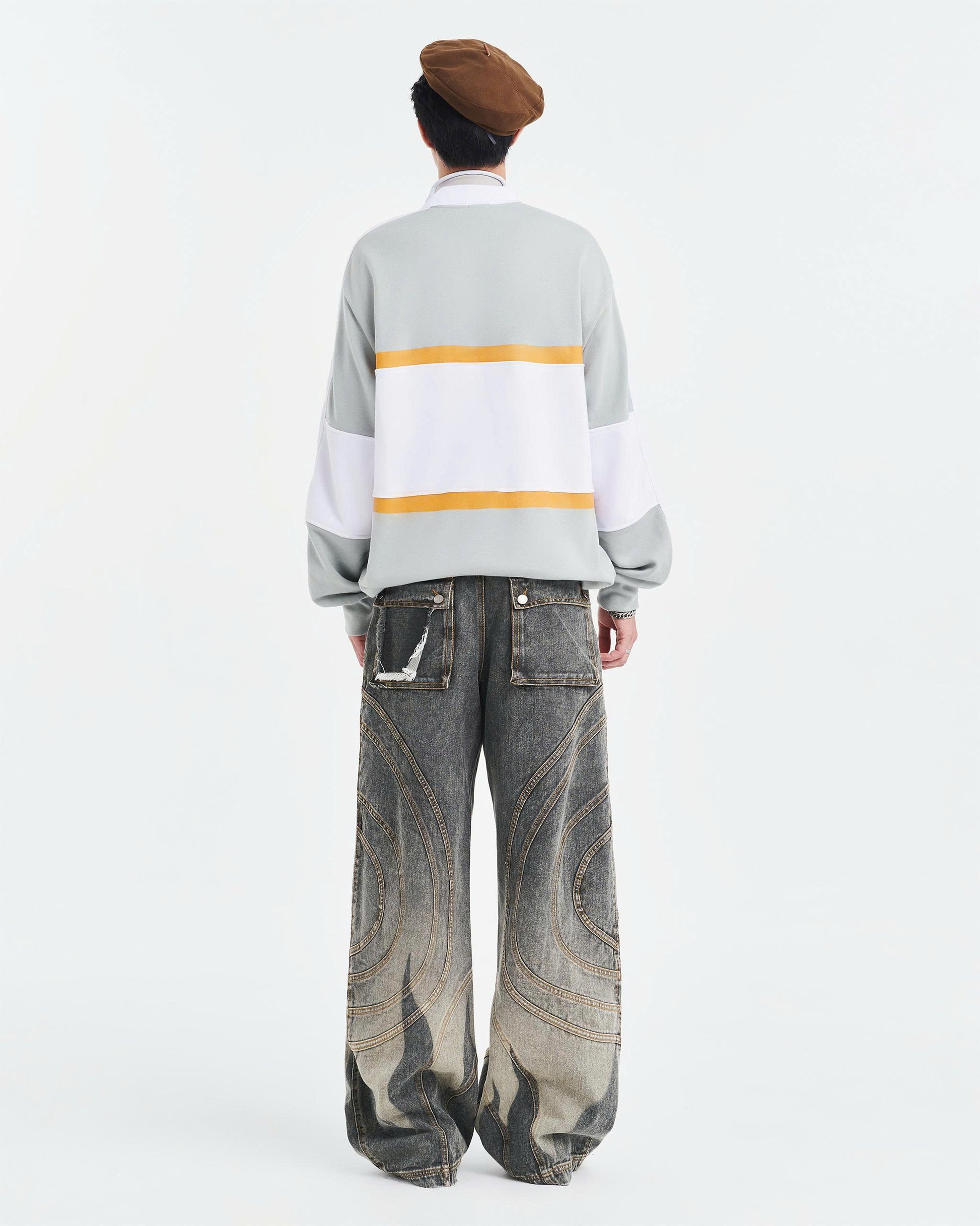 ATSH x LA SOL STRIPED SWEATER