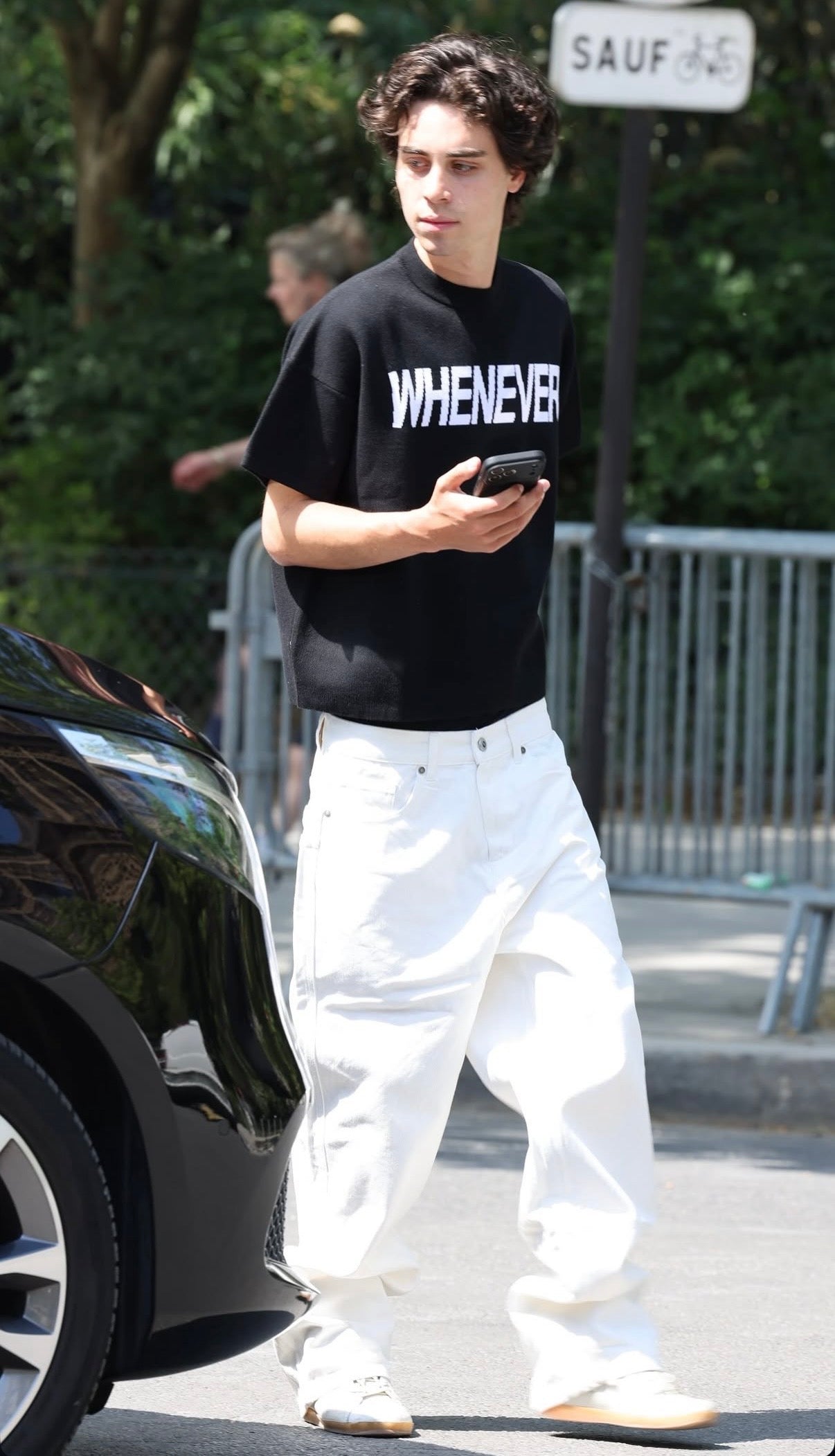 “ WHENEVER “ SIGNATURE KNIT T - SHIRT
