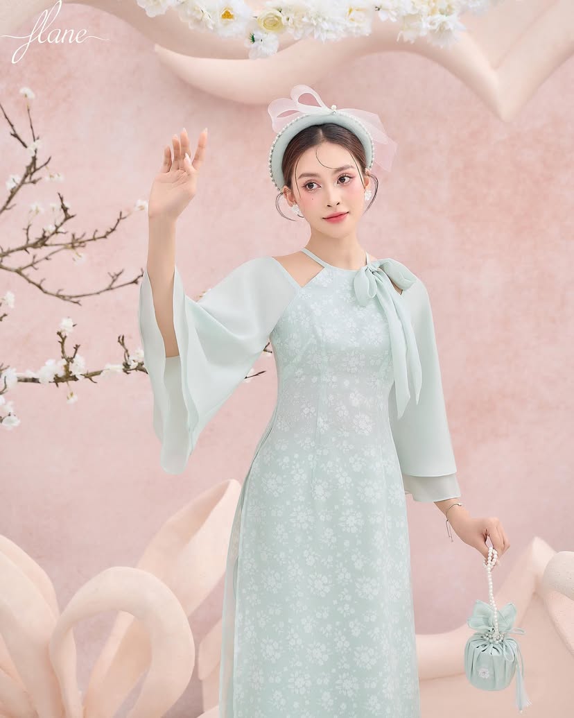 Áo Dài Hà Bích (Pants Sold Seperately)