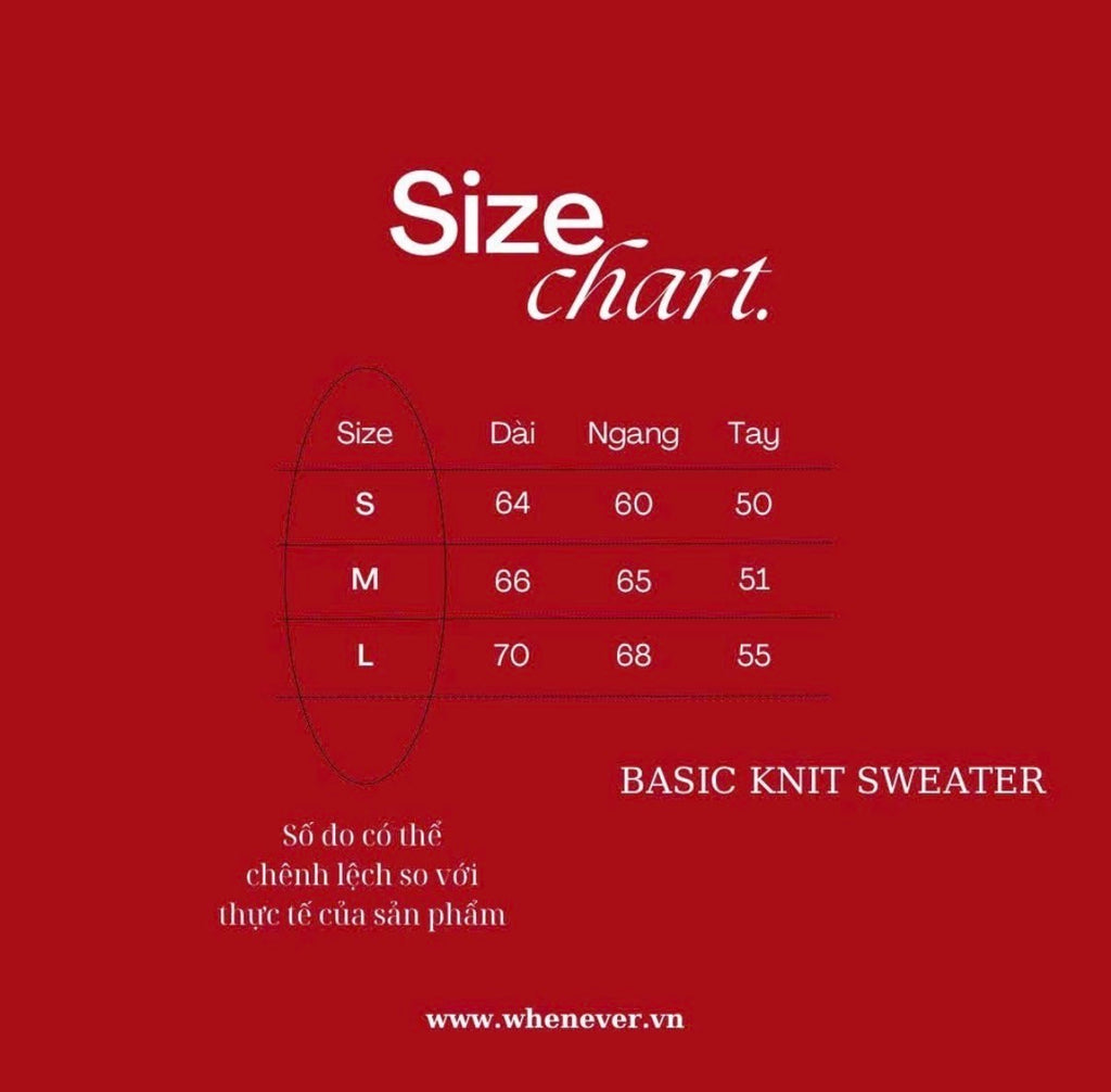 “WHENEVER” BASIC LOGO KNIT HOODIE