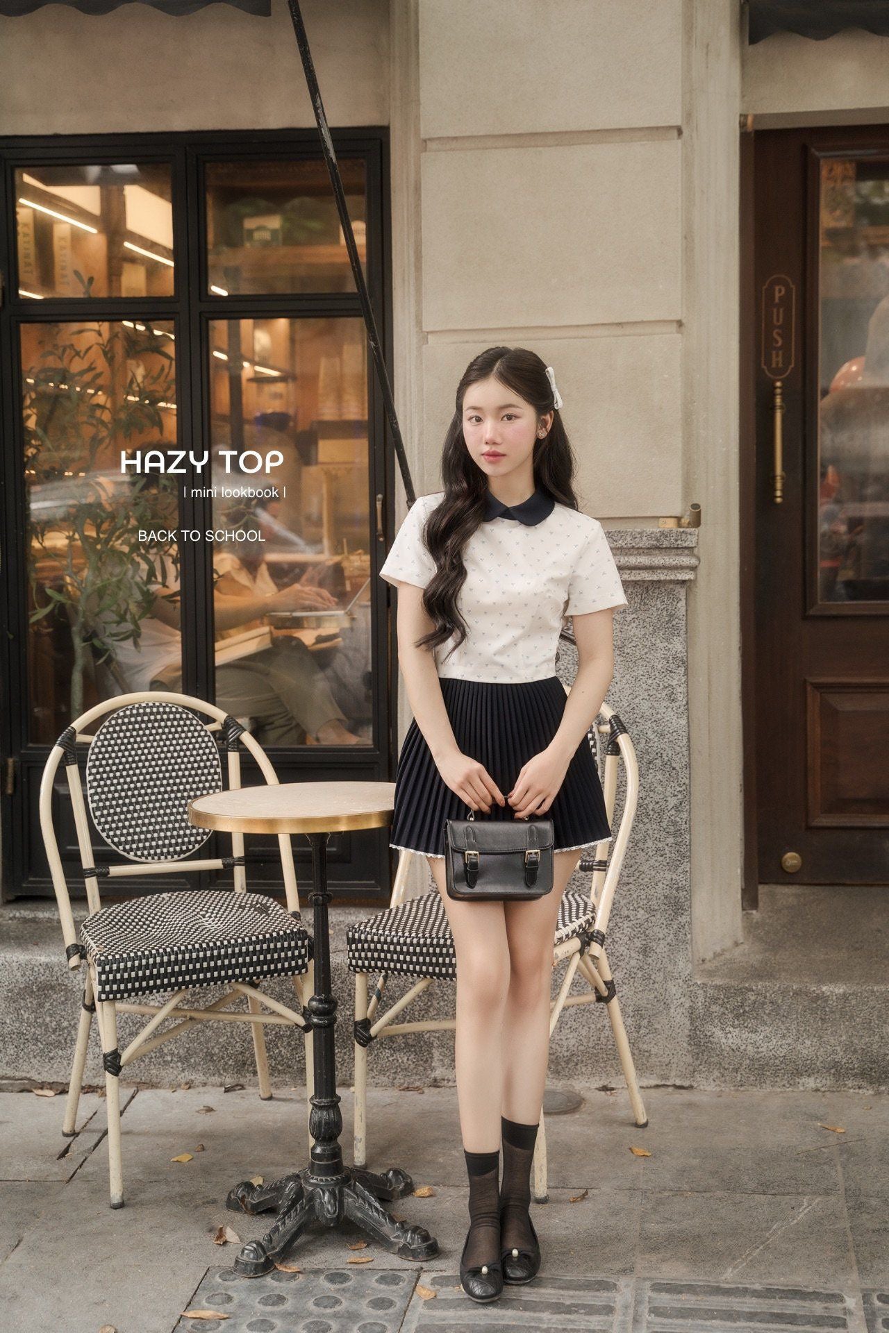 Hazy Top x Mei Skirt
