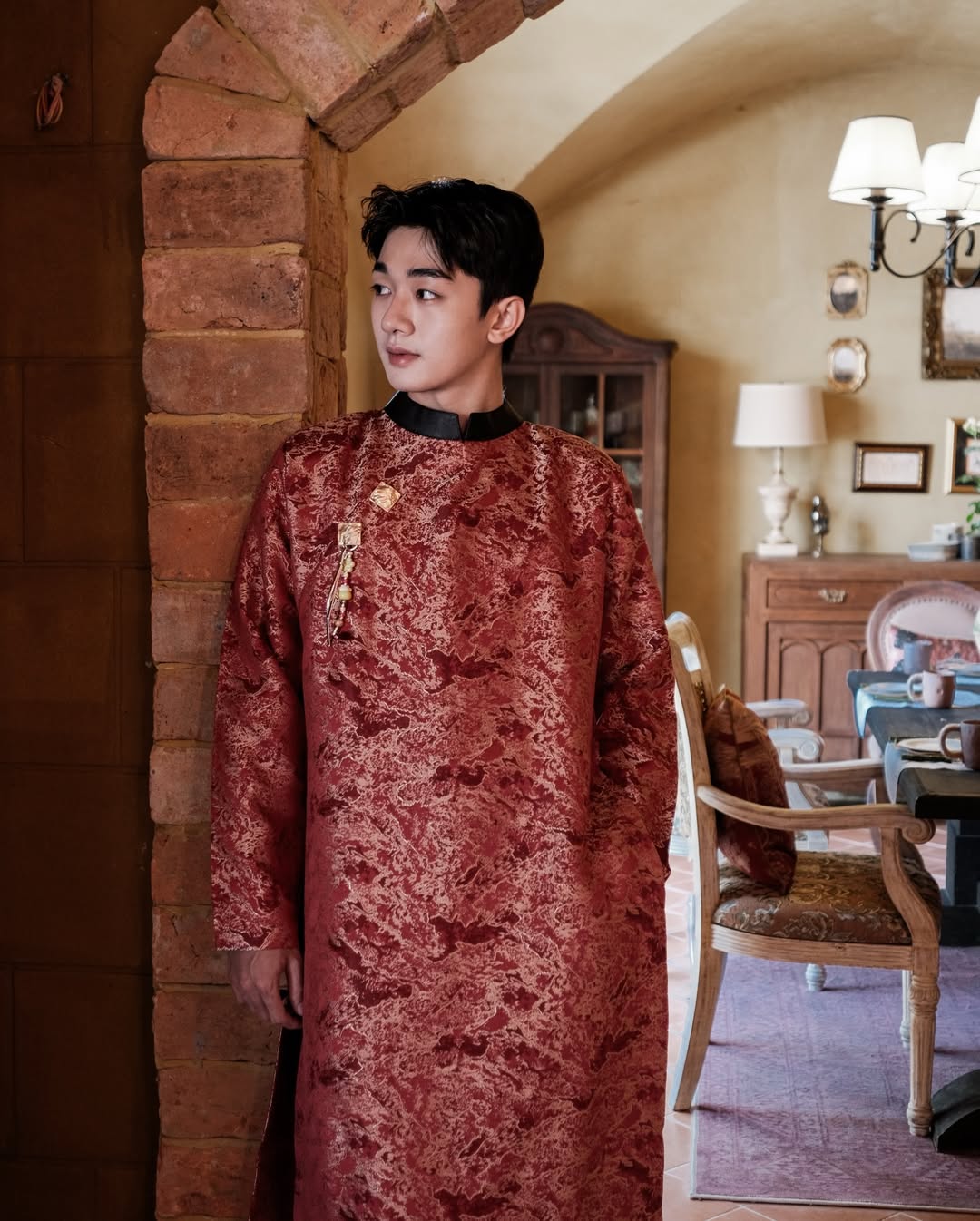 Áo Dài Sơn (Pants & Charms not Included)