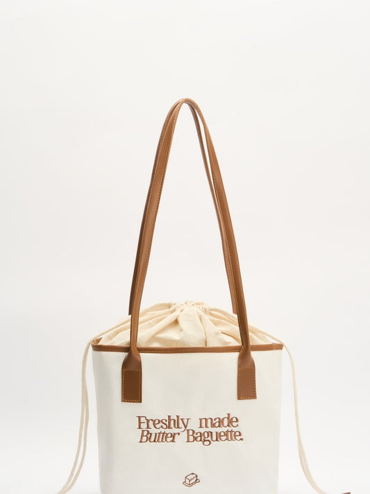 Butter Baguette Tote Bag