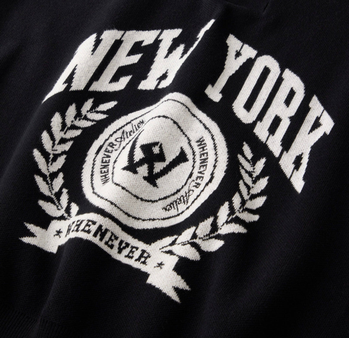 "Whenever" NY Knit Polo Shirt