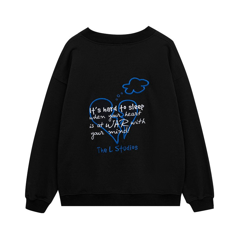 Broken Blue Heart Cardigan