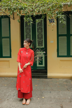 Set Áo Dài Nguyện Viên