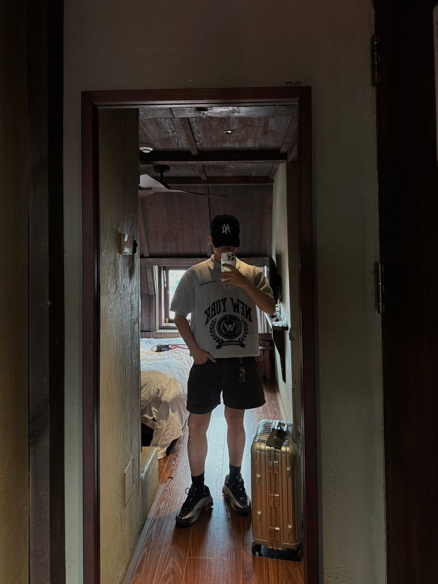 "Whenever" NY Knit Polo Shirt