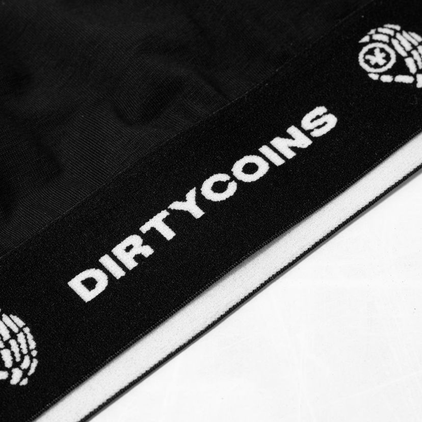 DirtyCoins Logo Sport Bra