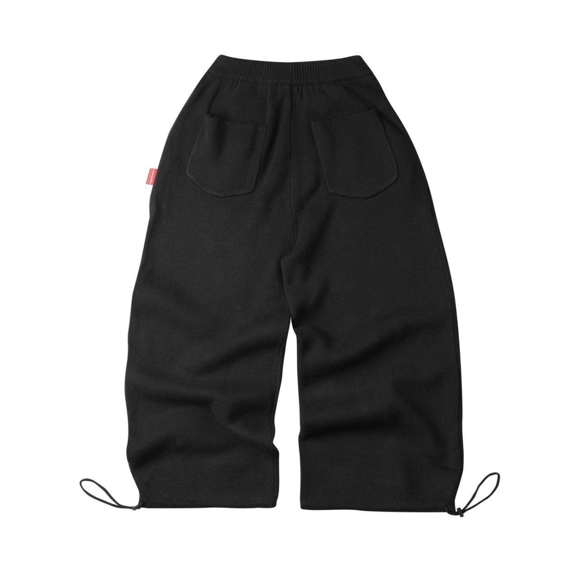 “WHENEVER” BASIC LOGO KNIT PANTS