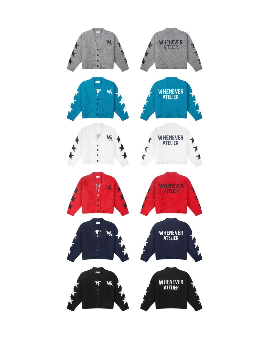 “WHENEVER” STAR CARDIGAN