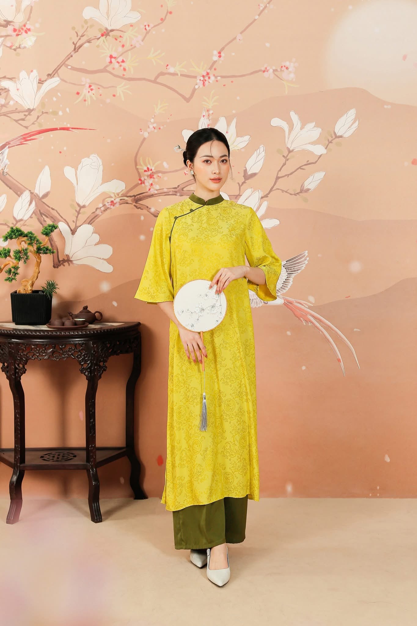Set Áo Dài Hoàng Yến