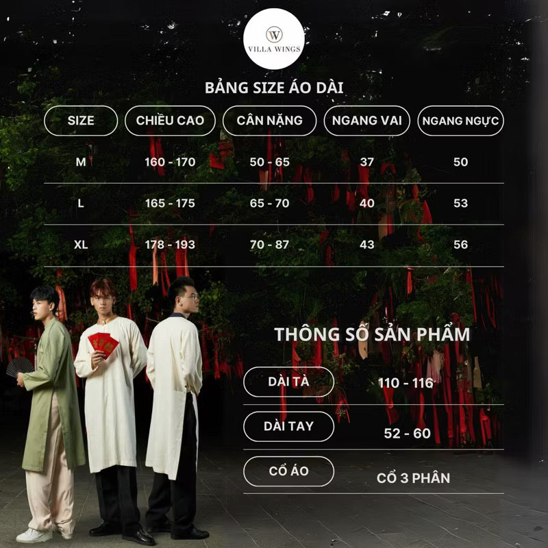 Áo Dài Trắng Gấm Đỏ (Pants & Pendants not Included)