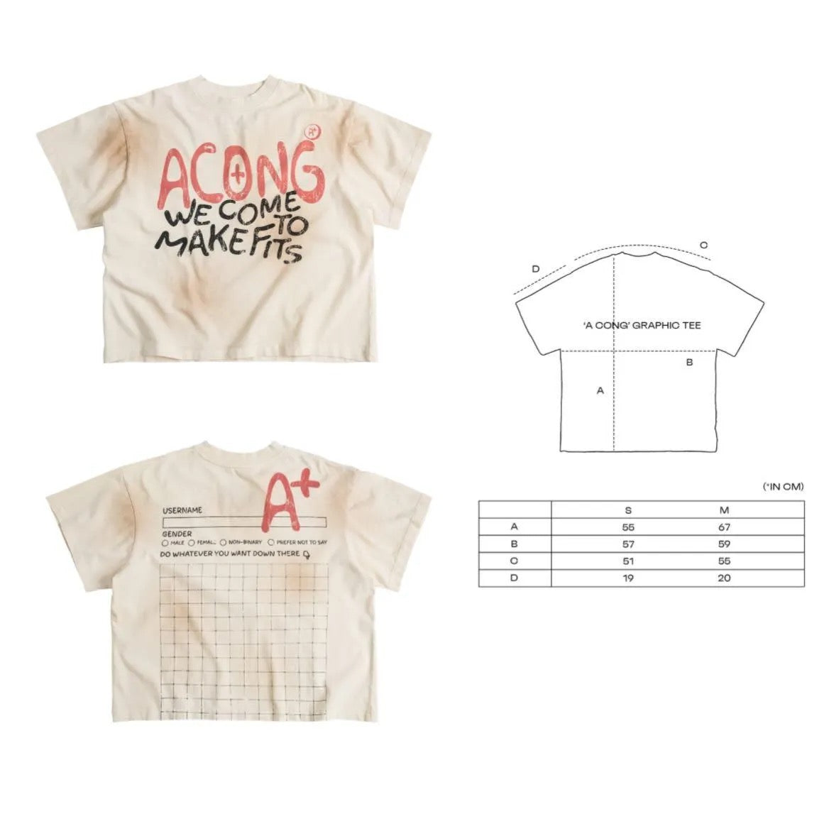 'A CONG' GRAPHIC TEE