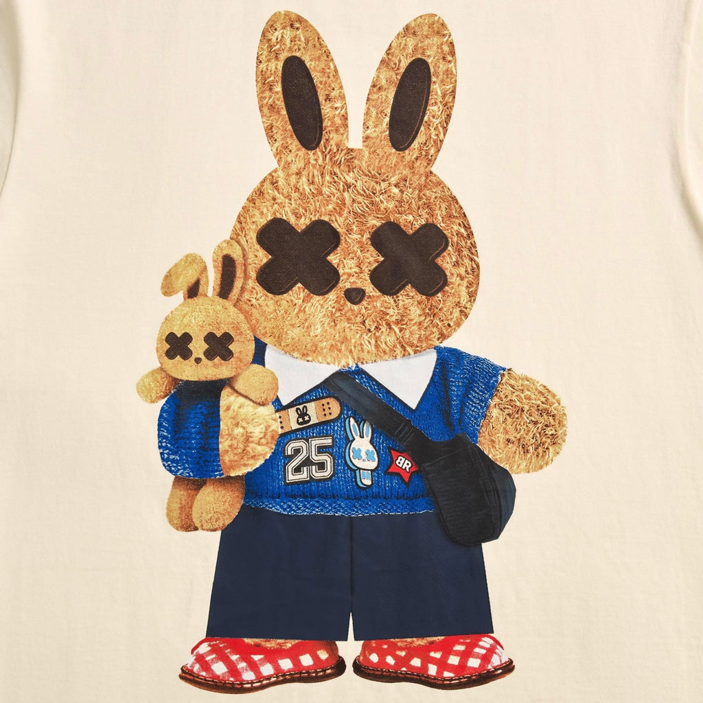 KID RABBIT TEE - CREAM