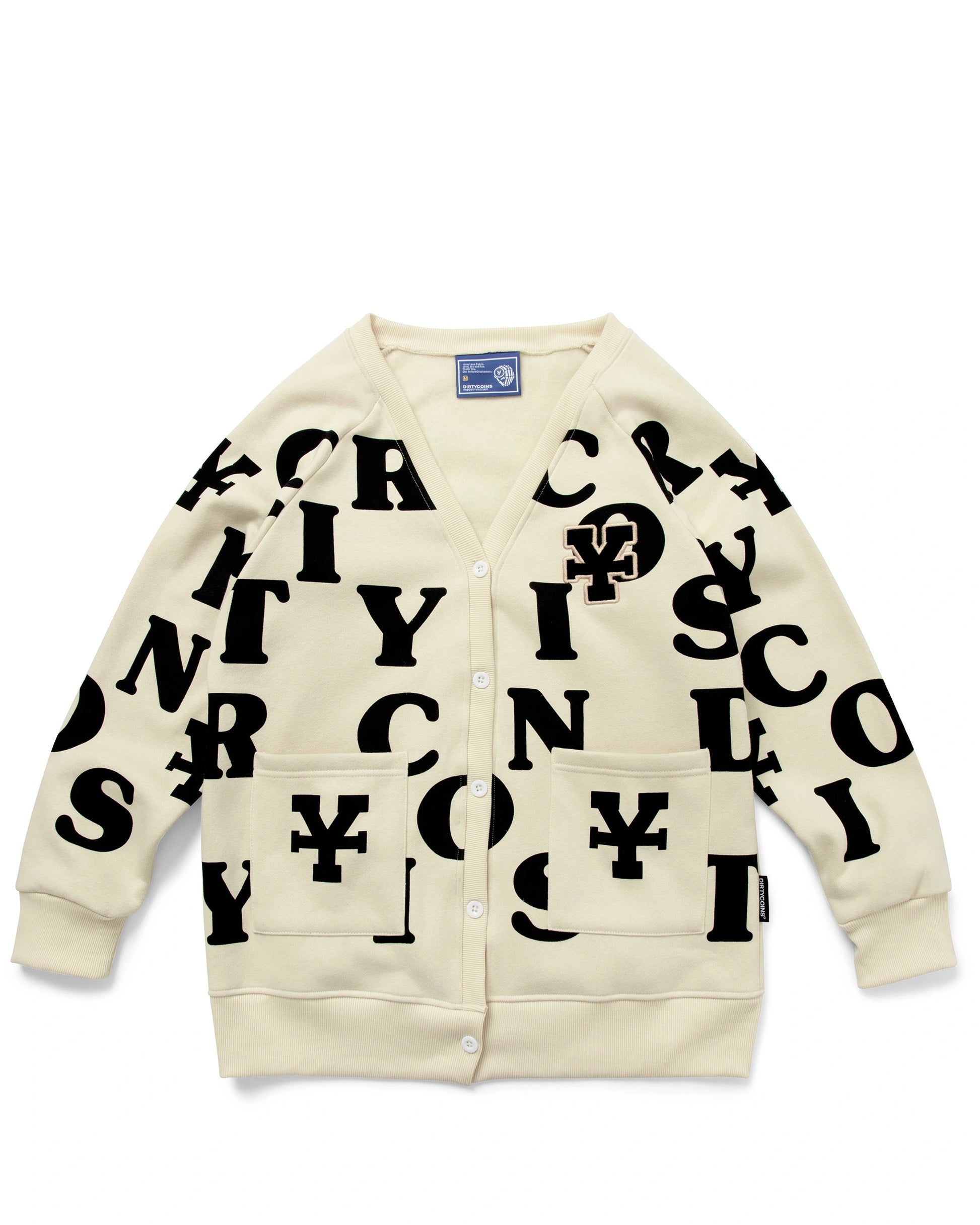 DirtyCoins Print Cardigan