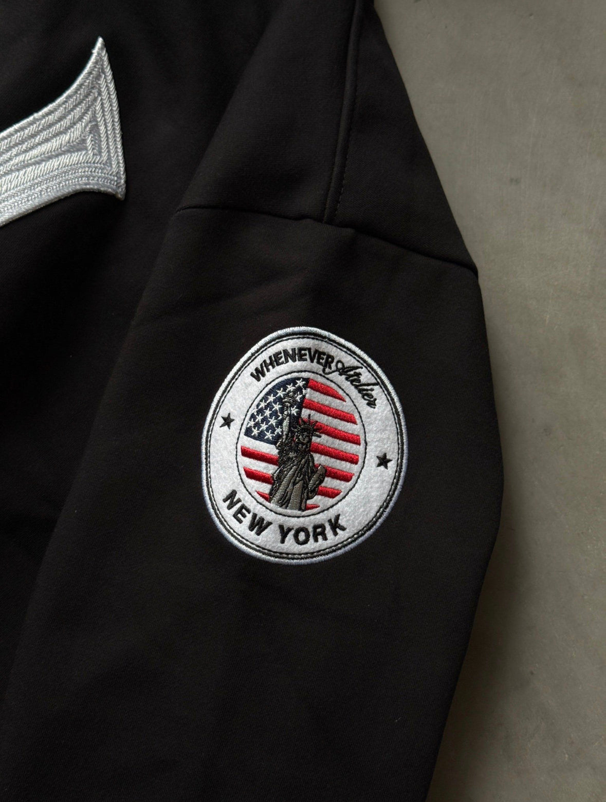 "WHENEVER" BIG LOGO HOODIE