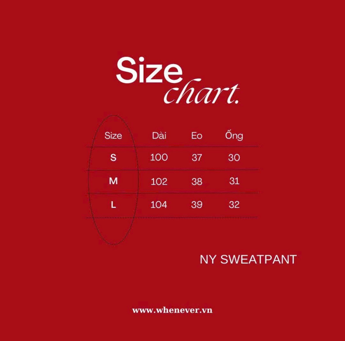 “WHENEVER” NY SWEATPANTS