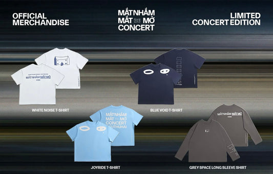 WHITE NOISE T-SHIRT: HIEUTHUHAI LIMITED CONCERT MERCHANDISE