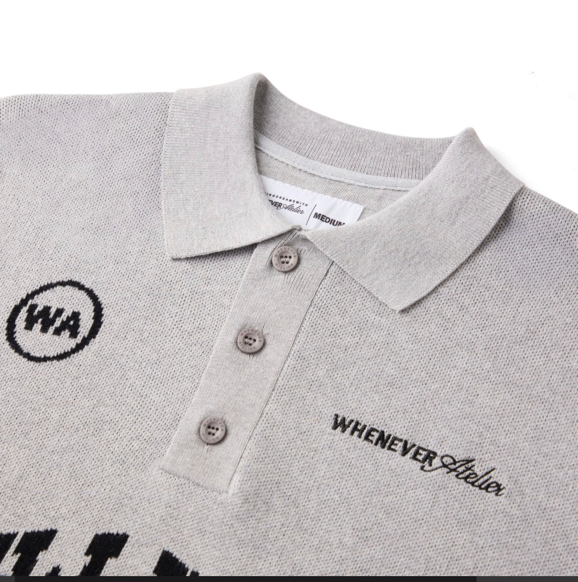 "Whenever" NY Knit Polo Shirt