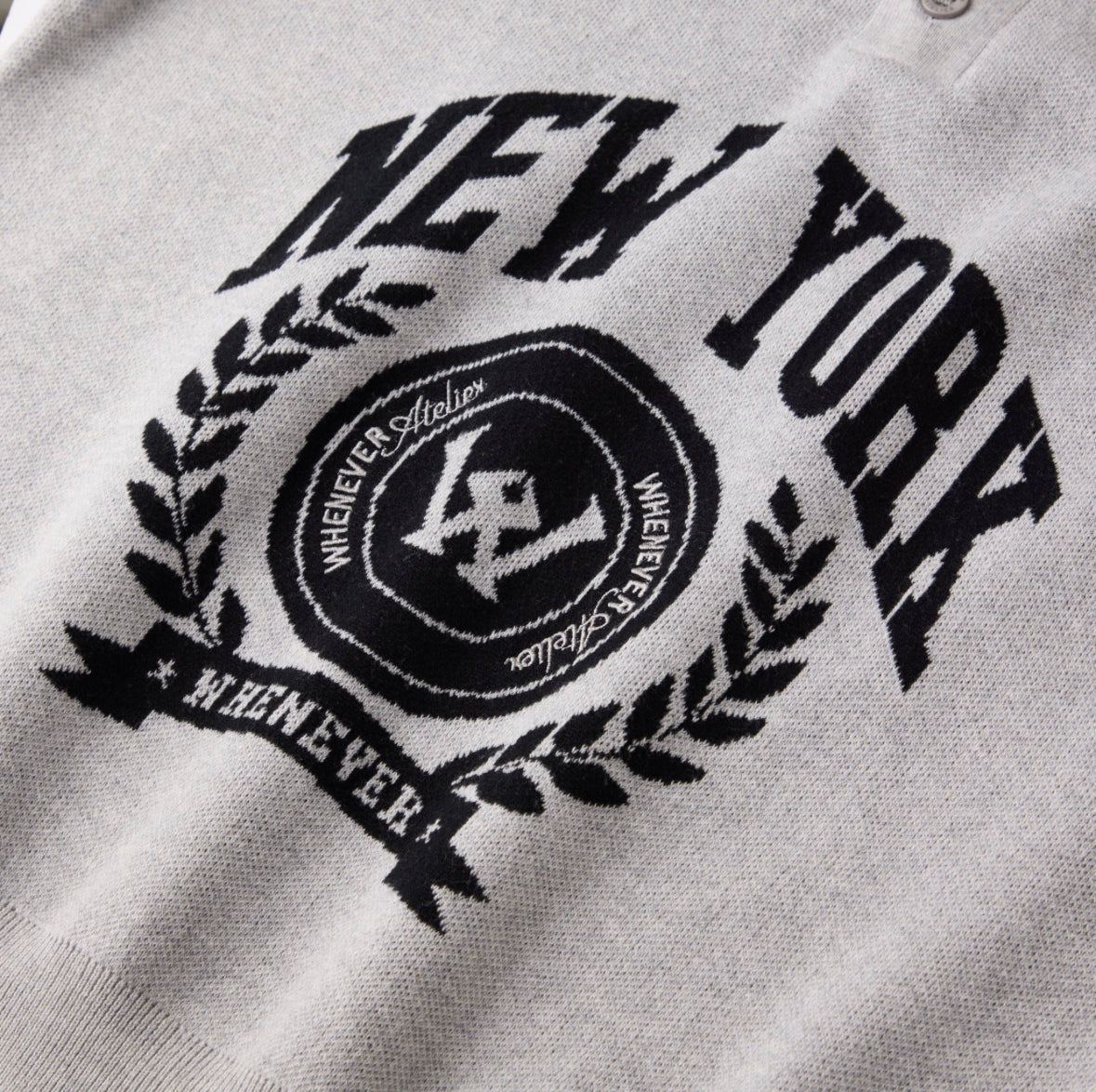 "Whenever" NY Knit Polo Shirt