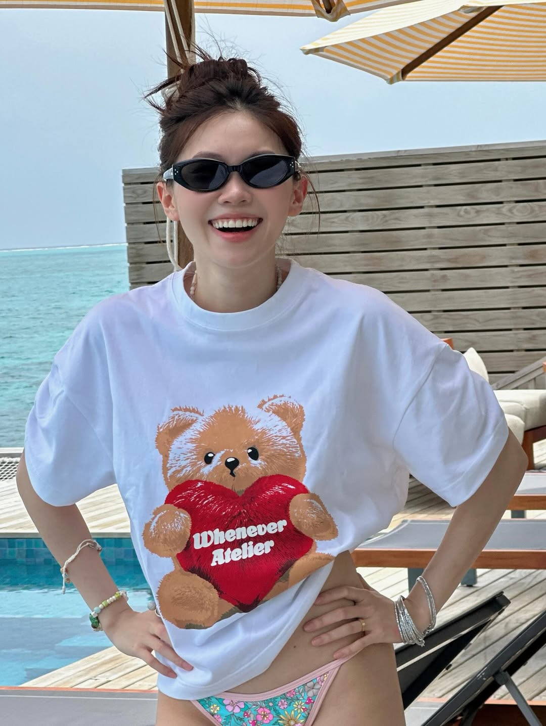 “WHENEVER” BEAR T-SHIRT