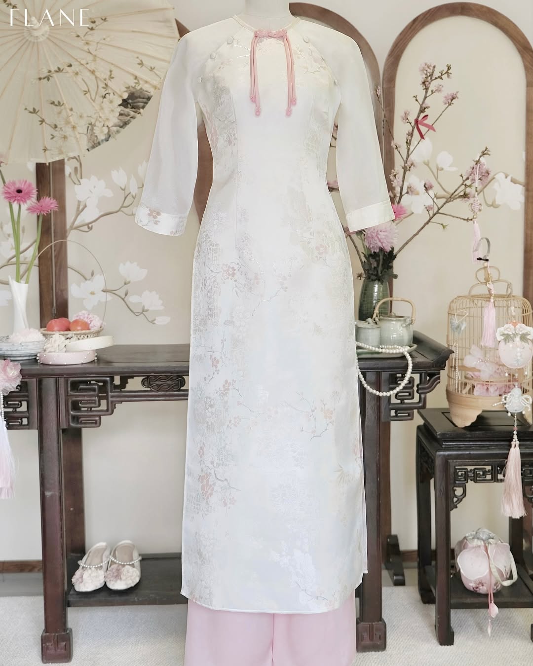 Set Áo Dài Châu Kỳ